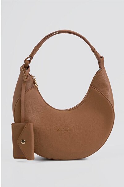 Armine Pia Deri Çanta 25YD7402 Taba