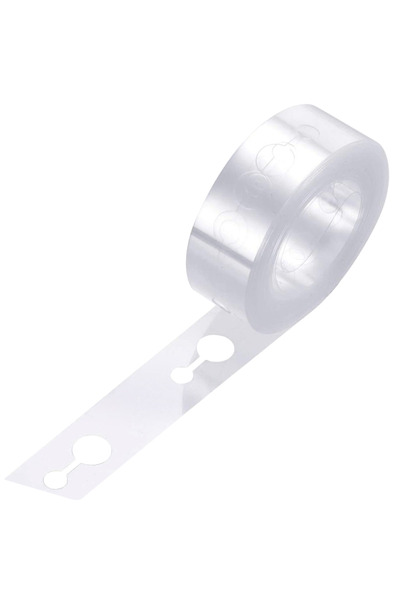 SDEPOT silicone tape, for balloon arch, transparent, 10 m