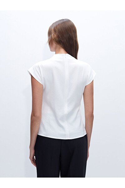 LC Waikiki Lcw dámská halenka rovného střihu se splývavým výstřihem