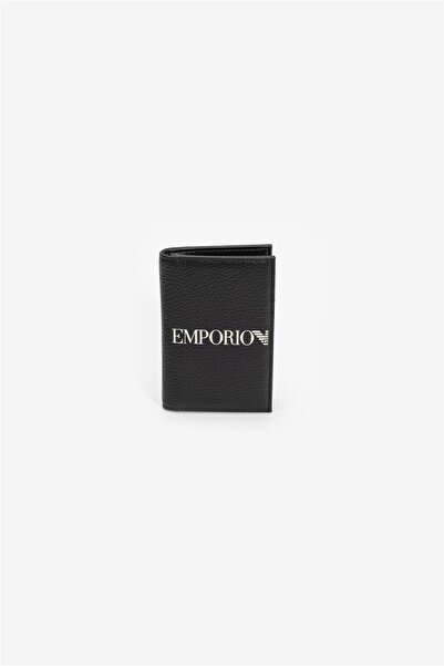 Emporio Armani Logo Leather Card Holder Men's Card Holder Em003592 Af19355 Uc001