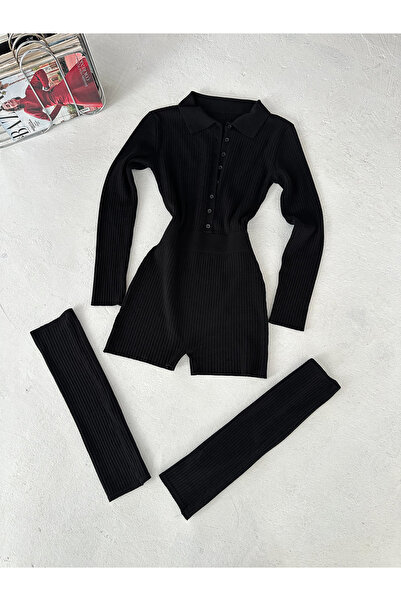 b buhari bykoc Triko Tulum Polo Yaka Ve Di̇zli̇k