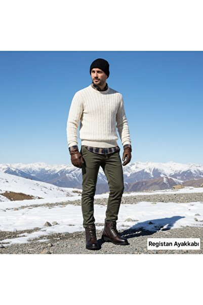 Registan Shoes Fallschirmjager Airborn Combat Postal Bot Su Ve Soğuk Geçirmez Ultra Sağlam