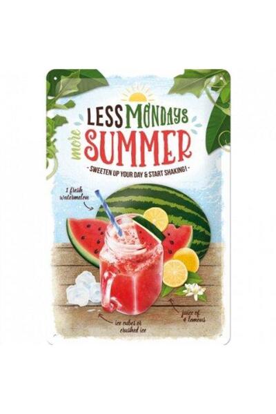 Nostalgic Art Placa metalica 20x30 Watermellon Summer