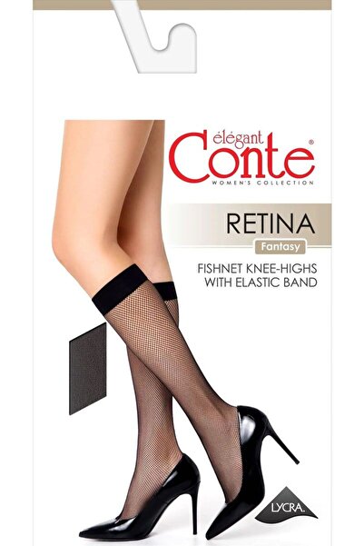Conte Elegant Șosete 3/4 din poliamidă cu plasă fină, Conte Fantasy Retina - ...