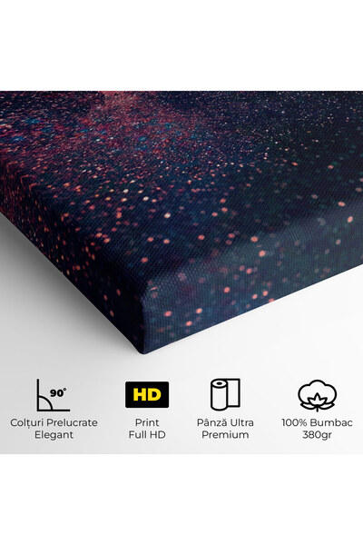 Arthub Canvas Painting, Bedroom And Living Room, Landscapes, Purple Spark