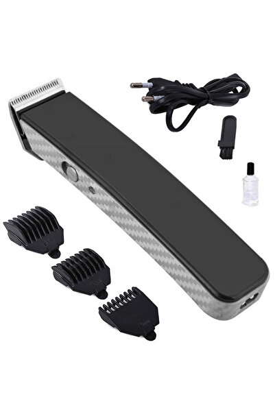 zola Beard trimmer, ON/OFF switch, 3 interchangeable shaving tips, different sizes, power cord, black