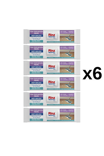 Rinz Set of 6 Mop Towels – Practical Mop Towels for All Surfaces