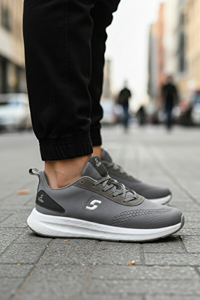 S SPIKE Gray Sports Shoes, Sneaker, Casual Running Shoes, Casual Comfortable Shoes, Men, Women, Unisex