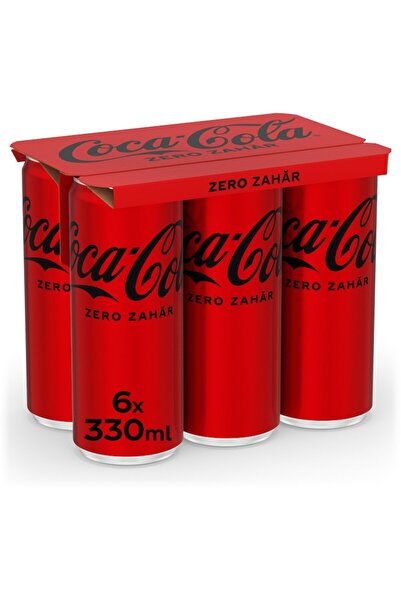 Coca-Cola ZERO, 330 ML x 6 PIECES, BOX