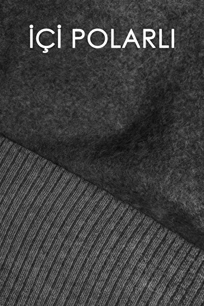 REMSA Men's Three Thread Fleece-Lined Sweatpants with Elasticated Legs and Waist 0341 Black