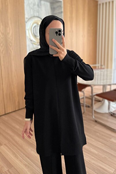 Ka Hijab Arlena Premium Rayon Suit - Black