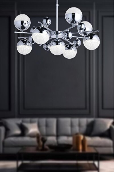 Bohem Aydınlatma Bohem Avize 9'lu 3 renk LED salon avizesi MODERN Avize