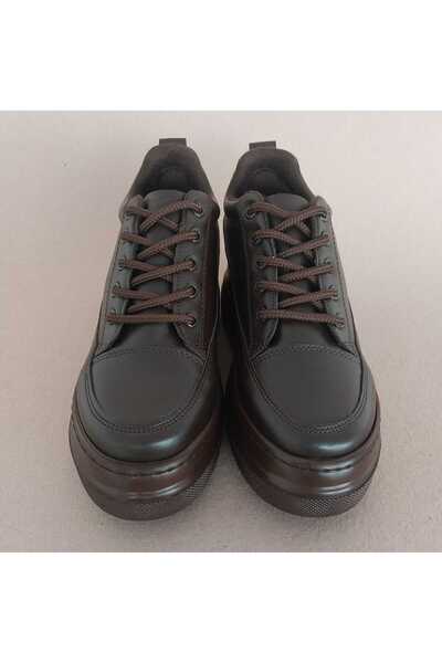 She Women's Inner Hidden Heel Brown Sports Shoes Sneaker