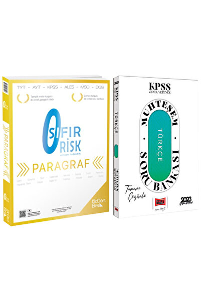 Yargı Yayınları Üç Dört Beş Sıfır Risk Paragraf Soru Bankası+ Yargı Muhteşem ...