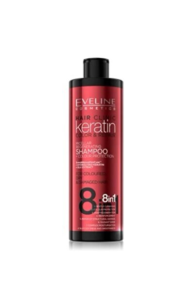 Eveline Sampon Keratin Colour Protection 8 in 1, 400ml,