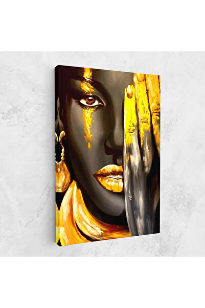 Arthub Tablou Canvas, Dormitor Si Living, Femei, Golden African Women