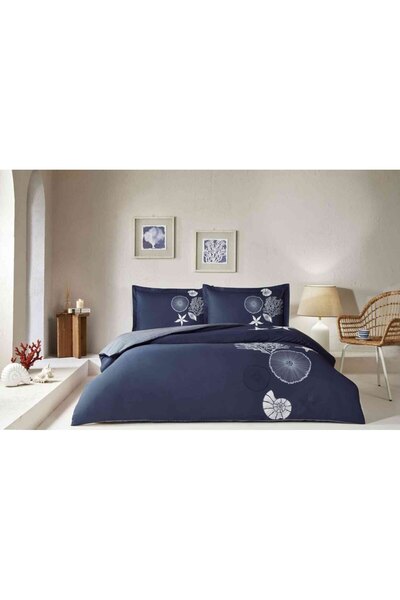 Özdilek Ranforce Single Size Lcvrt Corallıno Duvet Cover Set with Fitted Sheet