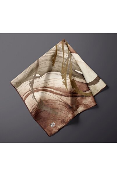 Levidor Wavy Tie-Dye Pattern Sparkling Crystal Scarf