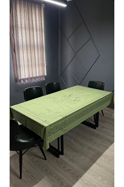 LORENDA Desenli Dikdörtgen Masa Örtüsü