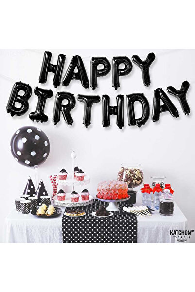 BALON DİYARI Happy birthday balon Tüm Renkler DEV BOY 30cm harfler