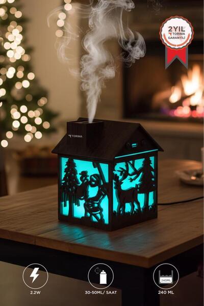 Torima Hava Nemlendiricisi Buhar Makinesi Yılbaşı Temalı Ahşap Görünümlü 240 ...