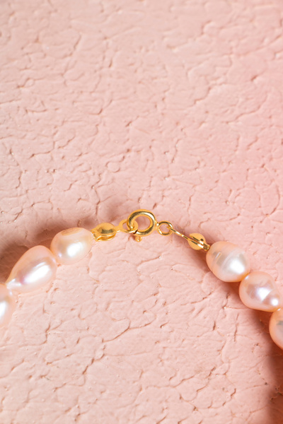 OSMANLI DOĞAL TAŞ Certified Pearl Tulip Natural Stone Bracelet with Silver Apparatus (Sk:050)