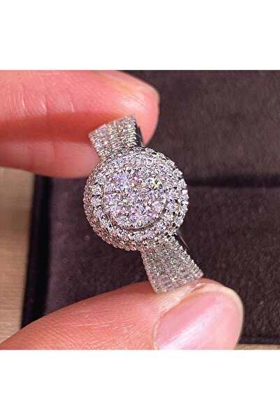 Pursehuit Δαχτυλίδι σε ασημένιο χρώμα, με πέτρες ζιρκονίου, Herma C20 - 8 (πε...