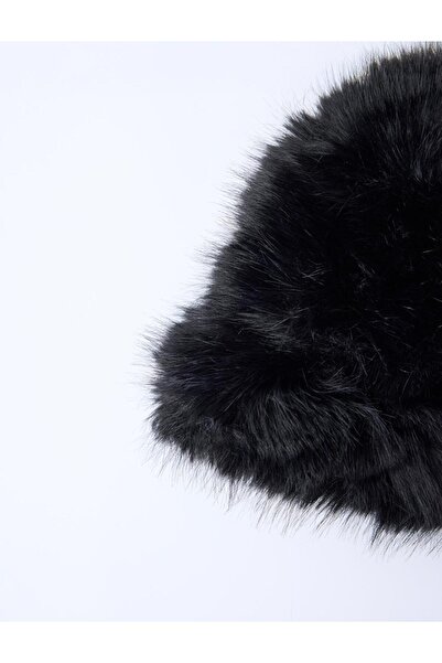 Jimmy Key Black Plush Fisherman Hat