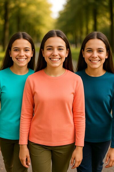 Mcr Μακρυμάνικο μπλουζάκι Body Basic ελαφρύ για κορίτσια και αγόρια Μακρυμάνι...