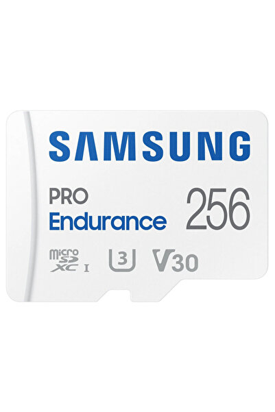 Samsung MicroSDXC card with adapter 256GB PRO Endurance, U3, white, MB-MJ256KA/EU