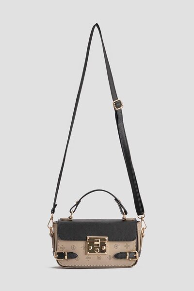 Armine Çanta Baskılı 25YD7359 Vizon