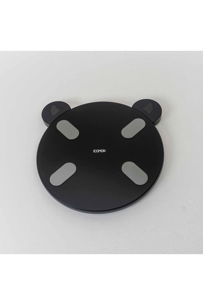 Hicomony Electronic bathroom scale, maximum capacity 180kg, black Z-TOOLS / ZTS 8171