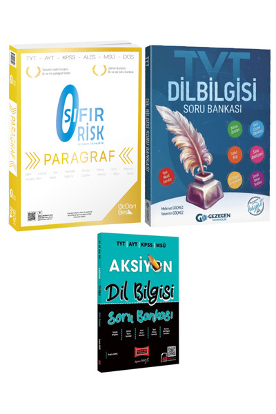 Yargı Yayınları Üç Dört Beş Yayıncılık TYT Paragraf Sıfır Risk Soru Bankası V...
