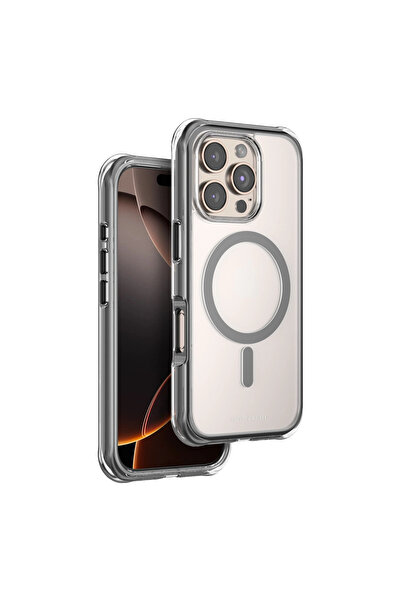 AL - KAR TİCARET غطاء ماج سيف لهاتف آيفون 16 برو من أونيجيف - أسود