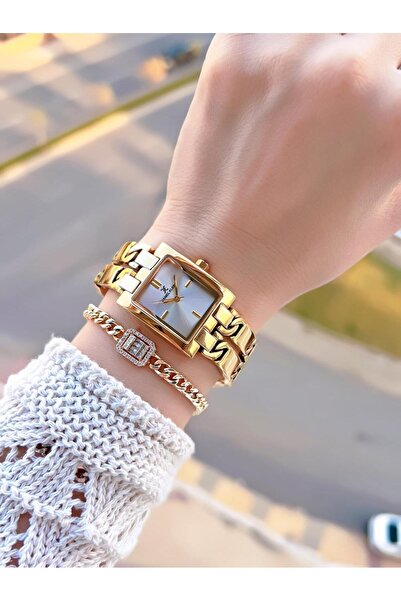 Daniel Klein Chained Cord 3 Atm Water Resistant 2 Years Warranty Women Wristwatch+Bracelet S10052.2