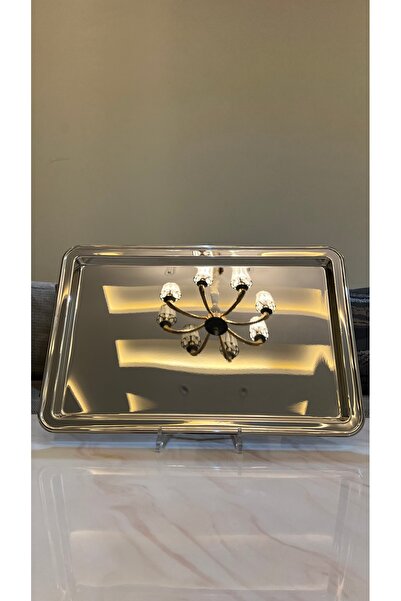 Palaces Single serving trays, 3 sizes, silver nickel
