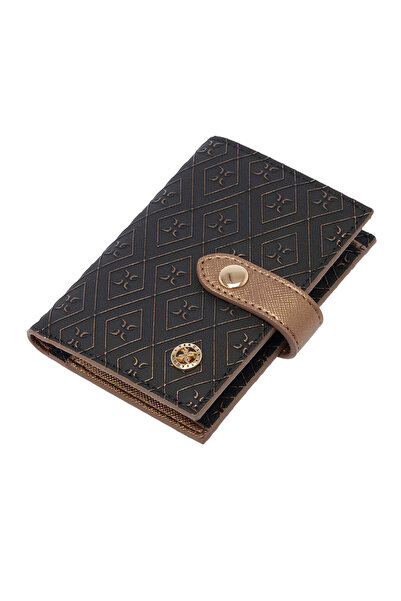 Tergan Bronz Print Kadın Cüzdan - S1CB00055820-R7P