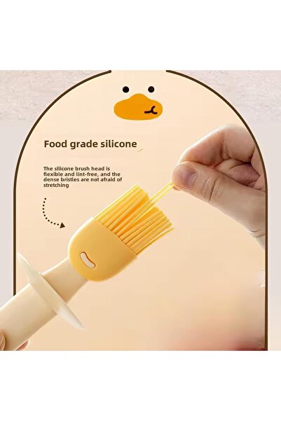 Generic 2 in 1 Oil Dispenser Bottle with Silicone Brush Glass Kitchen Cooking BBQ Heat Resistant