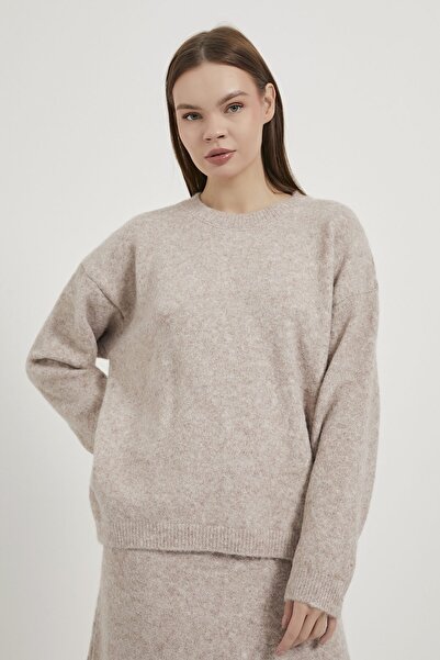 Arma Life Armalife 4972 Bi̇s Yaka Premium Sweater - Flawed Skirt Set