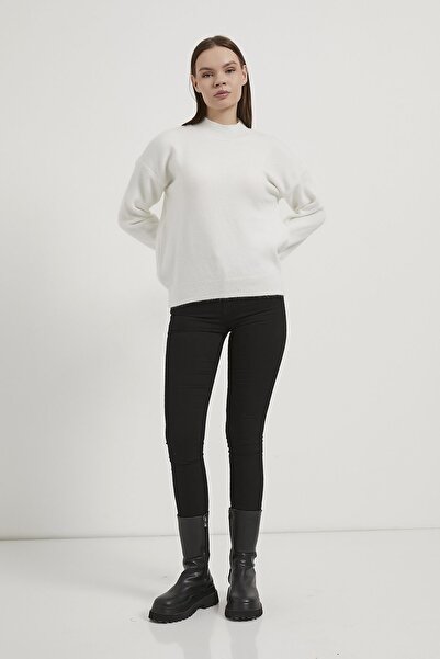 Arma Life Armalife 6485 Stand-Up Collar Basic Women's Sweater