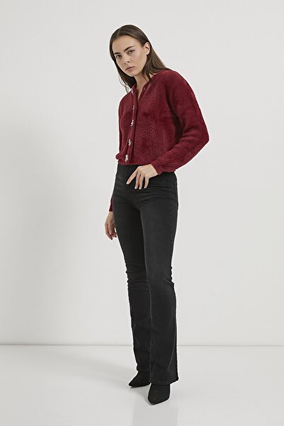 Arma Life Armalife 4349 Flower Accessory Buttoned Premium Women's Cardigan