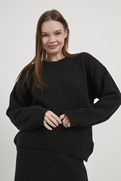 Arma Life Armalife 4972 Bi̇s Yaka Premium Sweater - Flawed Skirt Set