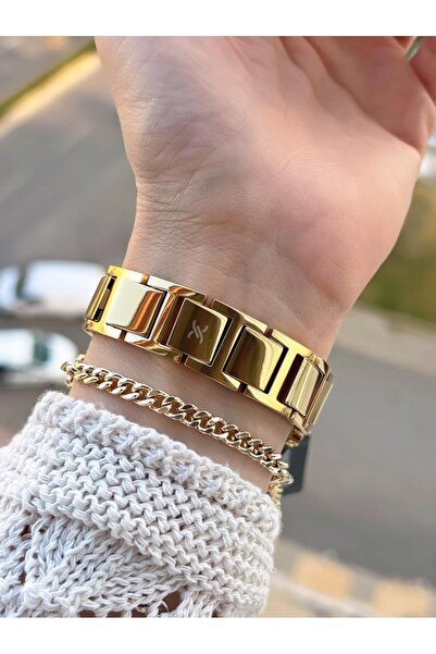 Daniel Klein Chained Cord 3 Atm Water Resistant 2 Years Warranty Women Wristwatch+Bracelet S10052.2