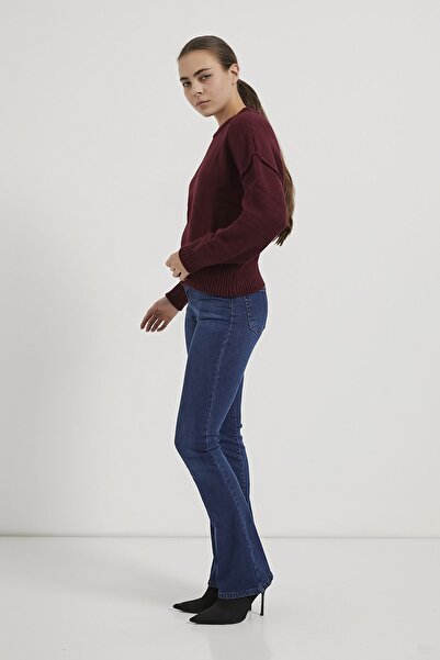 Arma Life Armalife 4898 Circular Neck Oversize Women's Knitwear Sweater