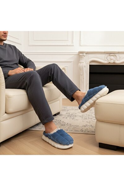 OEM Fluffy, warm and relaxing slippers for men, D308