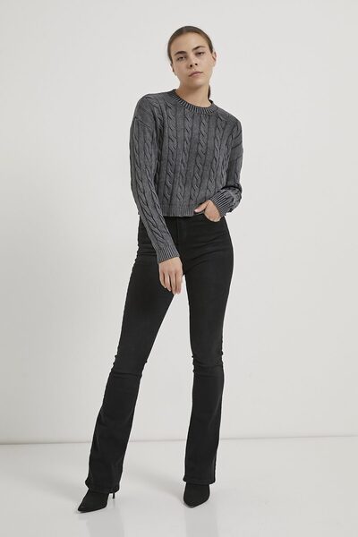 Arma Life Armalife 4478 knitted patterned high collar knitwear women's sweater