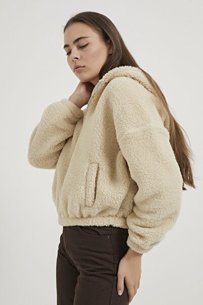 Arma Life Armalife 5038 zippered neck Hooded plush women's sweatshirt