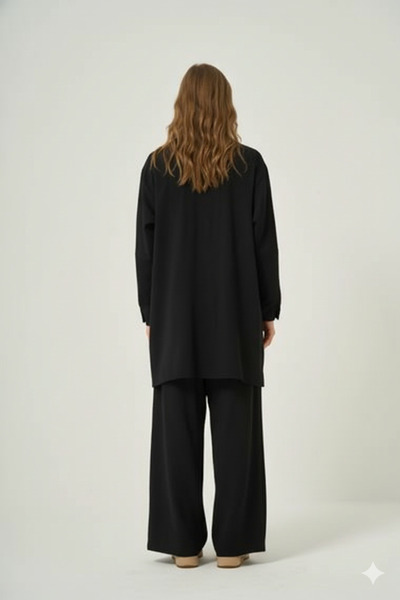 Ceremony Tunic and Pants Suit with Bamboo Detail Accessories