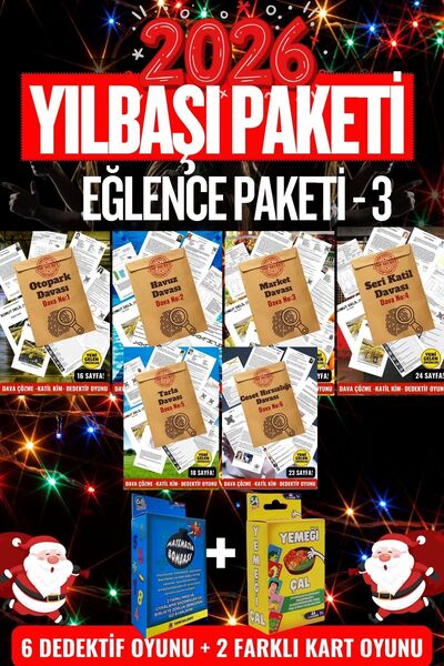 GameBulance New Year Special Entertainment Game Pack, Detective Game, Box Game, Card Game, New Year Special Pack-3