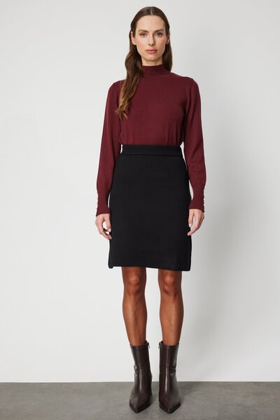 ON Fusta dreaptă mini tricotată